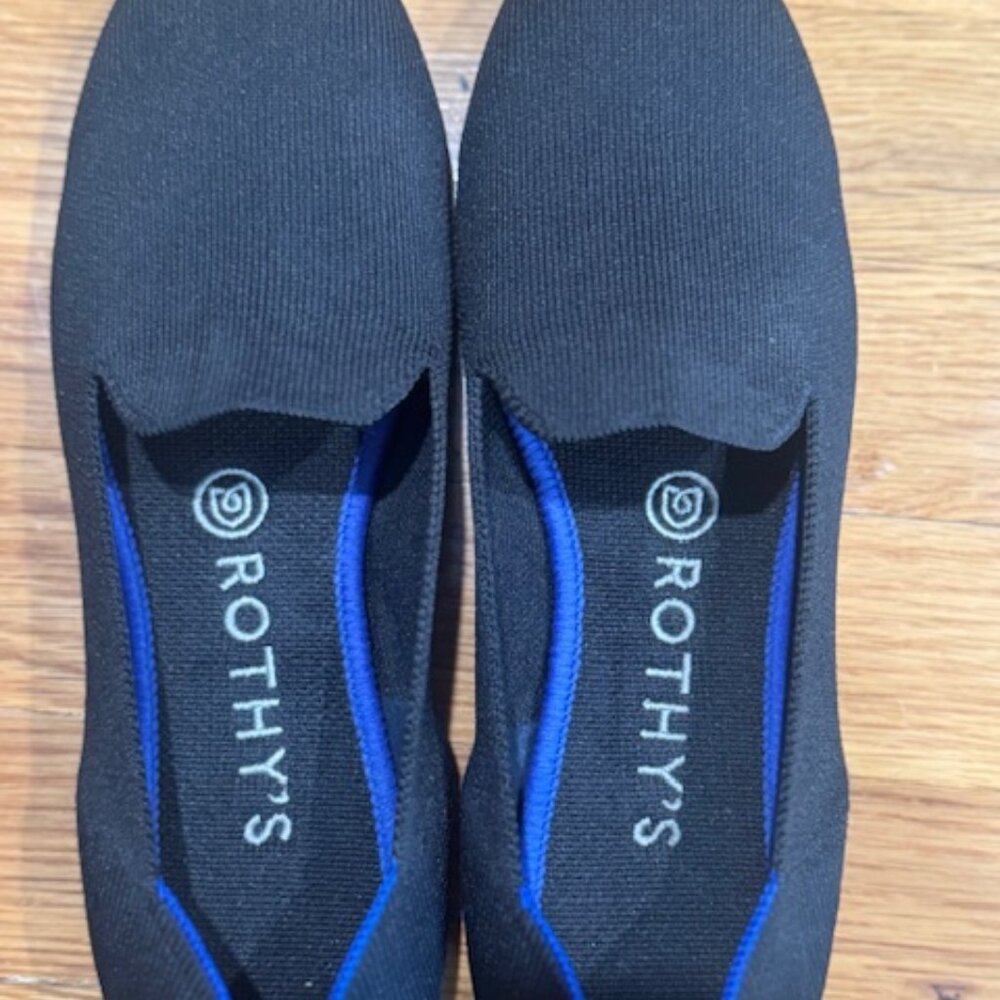 Rothy’s The Lounge Loafer Black size 8.5